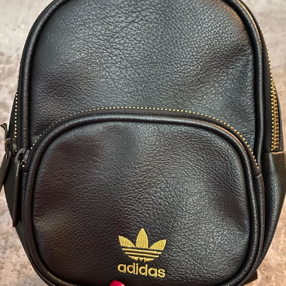 Adidas mini leather backpack